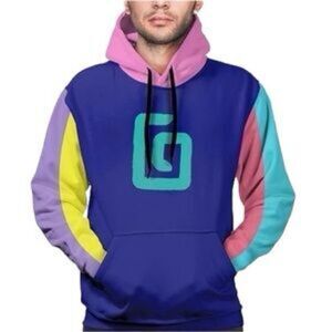 Karl Jacob’s 2021 Limited Edition Colorblock Hoodie Unisex Purple Size XL